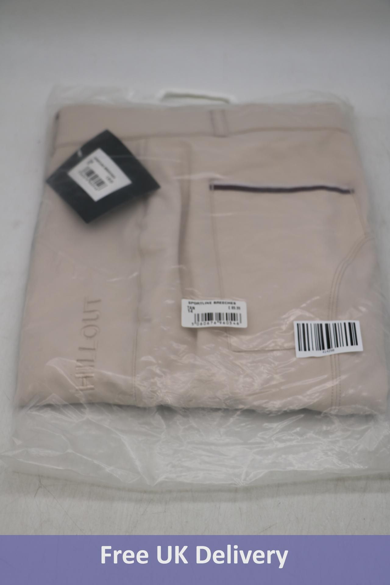 BCF Saddlery Women's Sport Line Breeches Trousers, Tan, Size 14