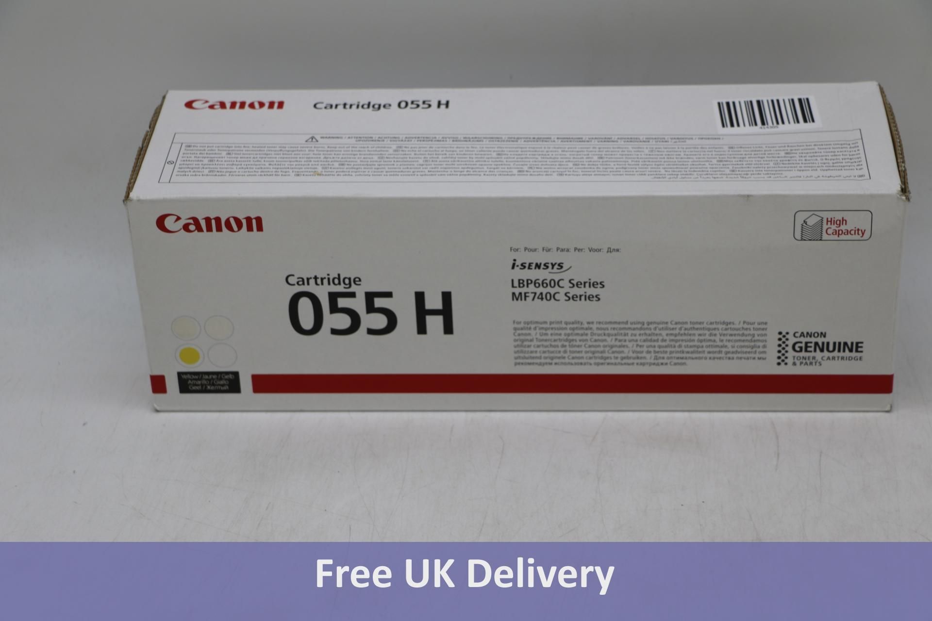 Canon 055H Cartridge Toner, Yellow