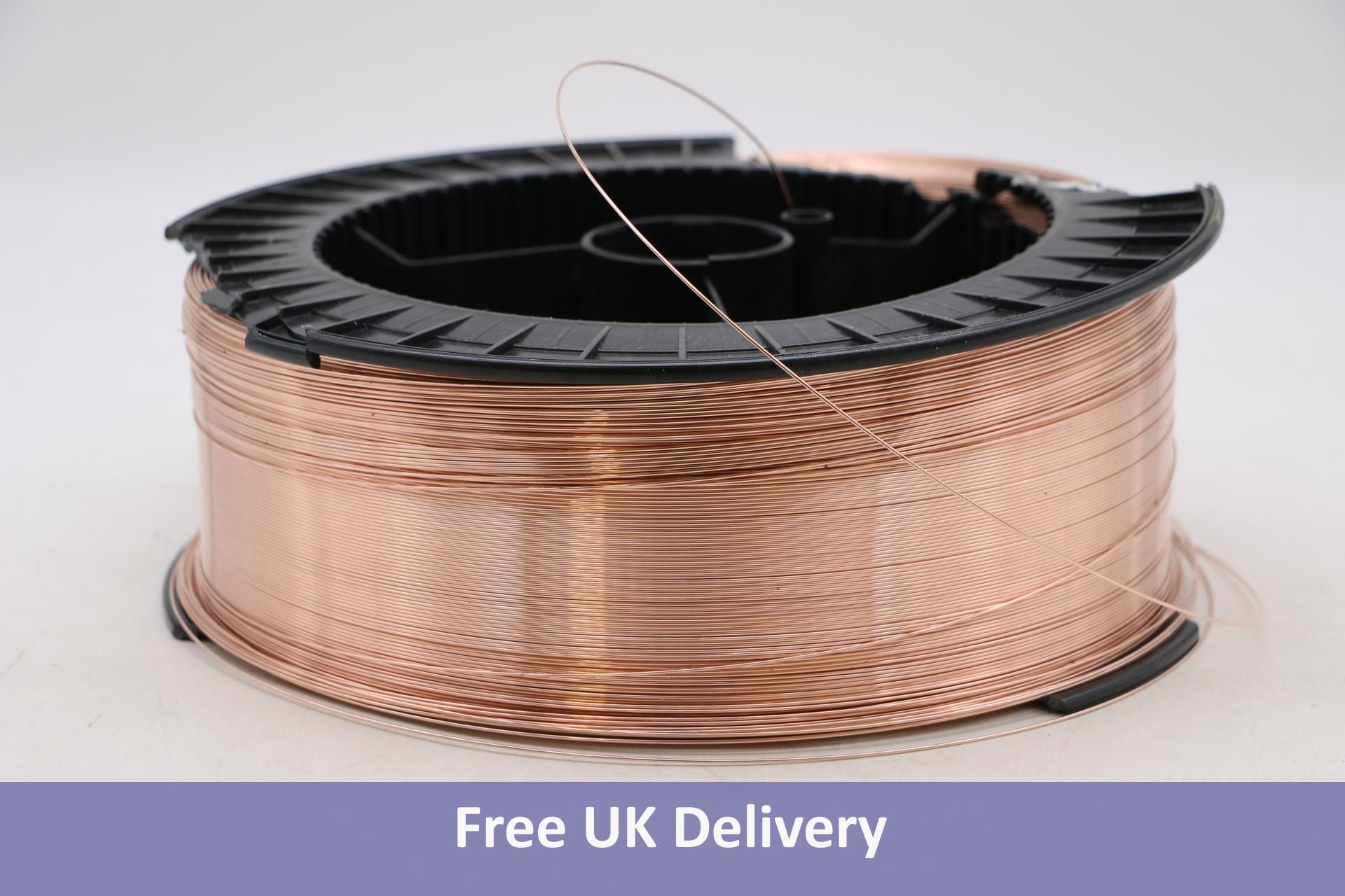 Reel of Copper Wire, Approximately 1.8kg, Plastic Reel Damaged