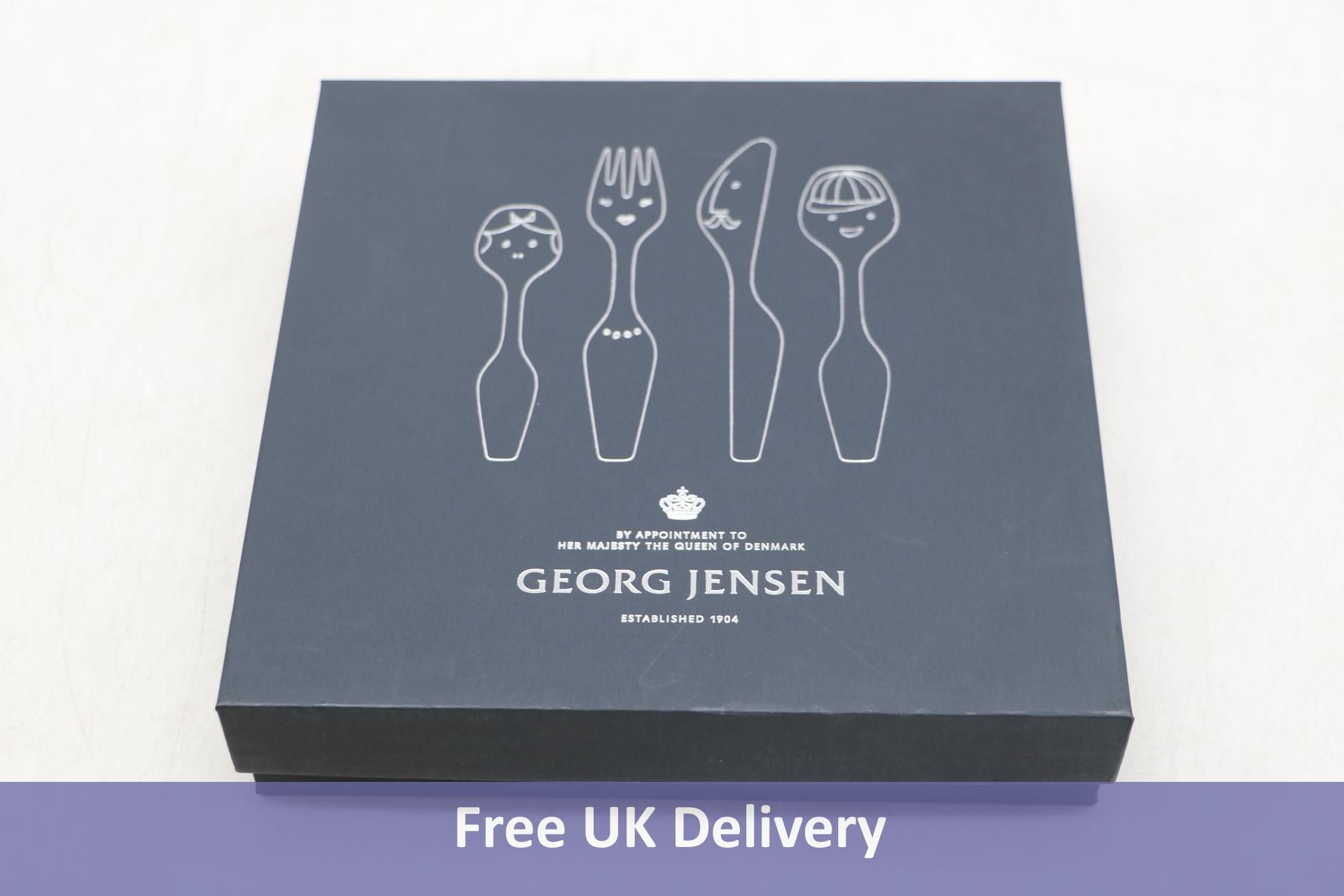 Georg Jensen Alfredo Children's Cutlery, Polished 4 Pcs Set