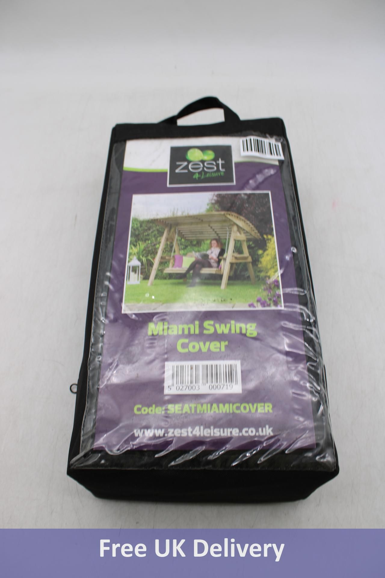Zest 4 Leisure Miami Two Seater Swing Cover, Black