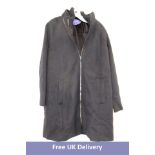 Seraphine 6 In 1 Baby Wearing Coat with Zip Off Kanagaroo Panel, Black, Size UK 8