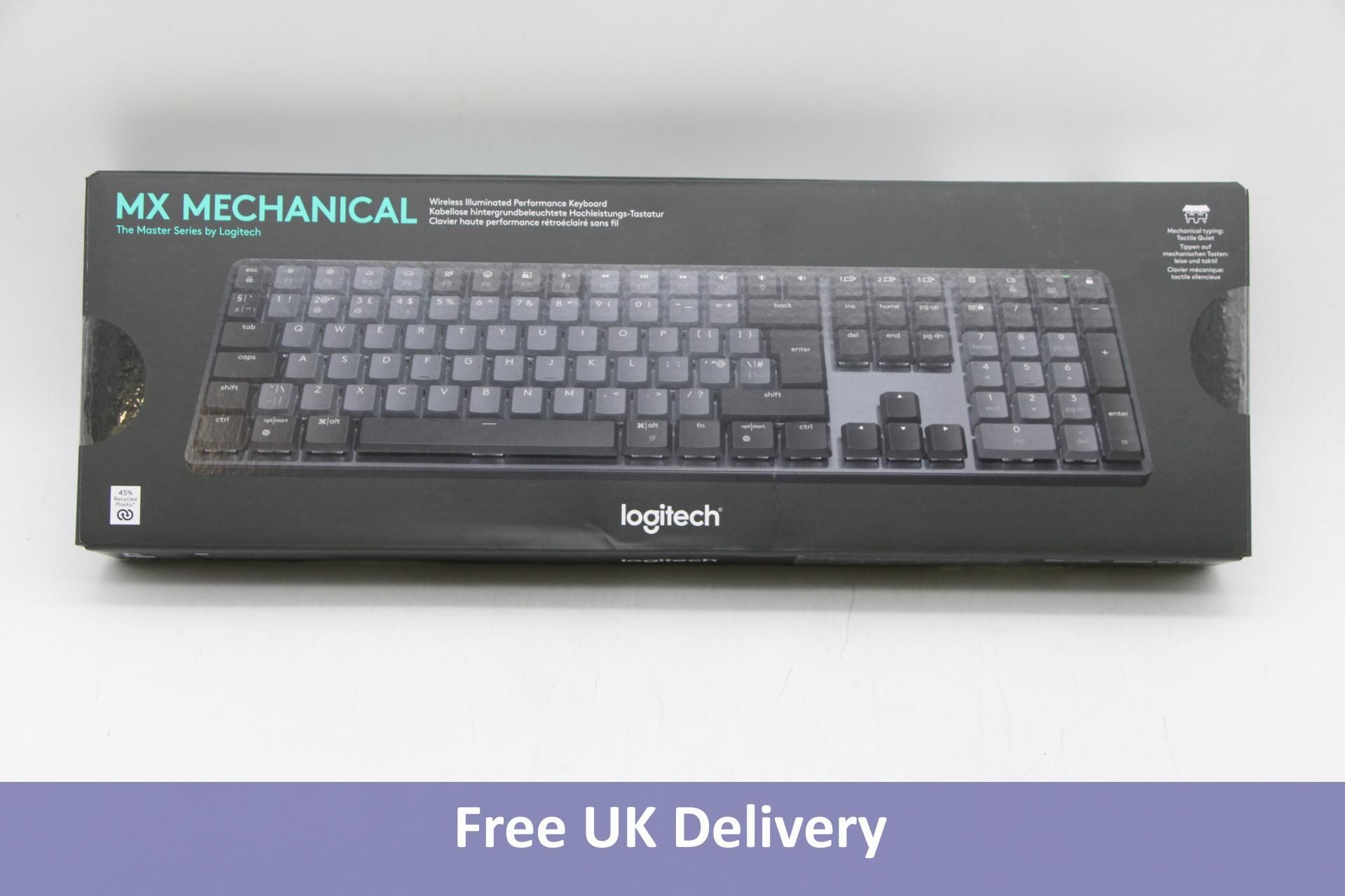 Logitech The Master Series MX Mechanical Wireless Illuminated Performance Keyboard