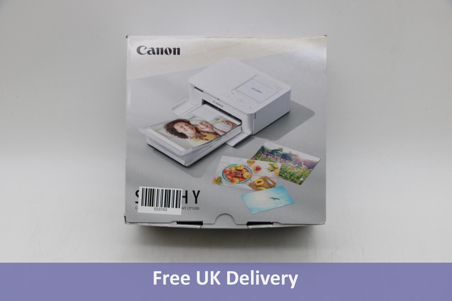 Canon Selphy CP1500 Compact Printer, White