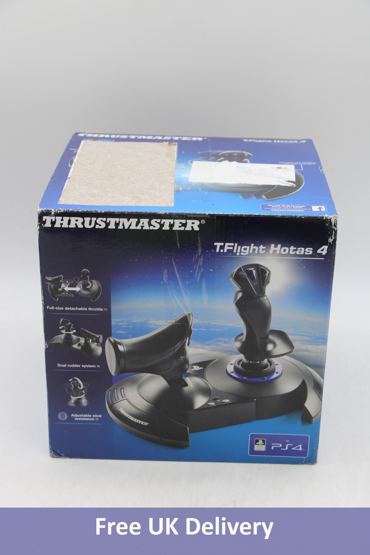 Thrustmaster T.Flight Hotas 4 Joystick, and Throttle for PS5 / PS4 / Windows. Box damaged, not check