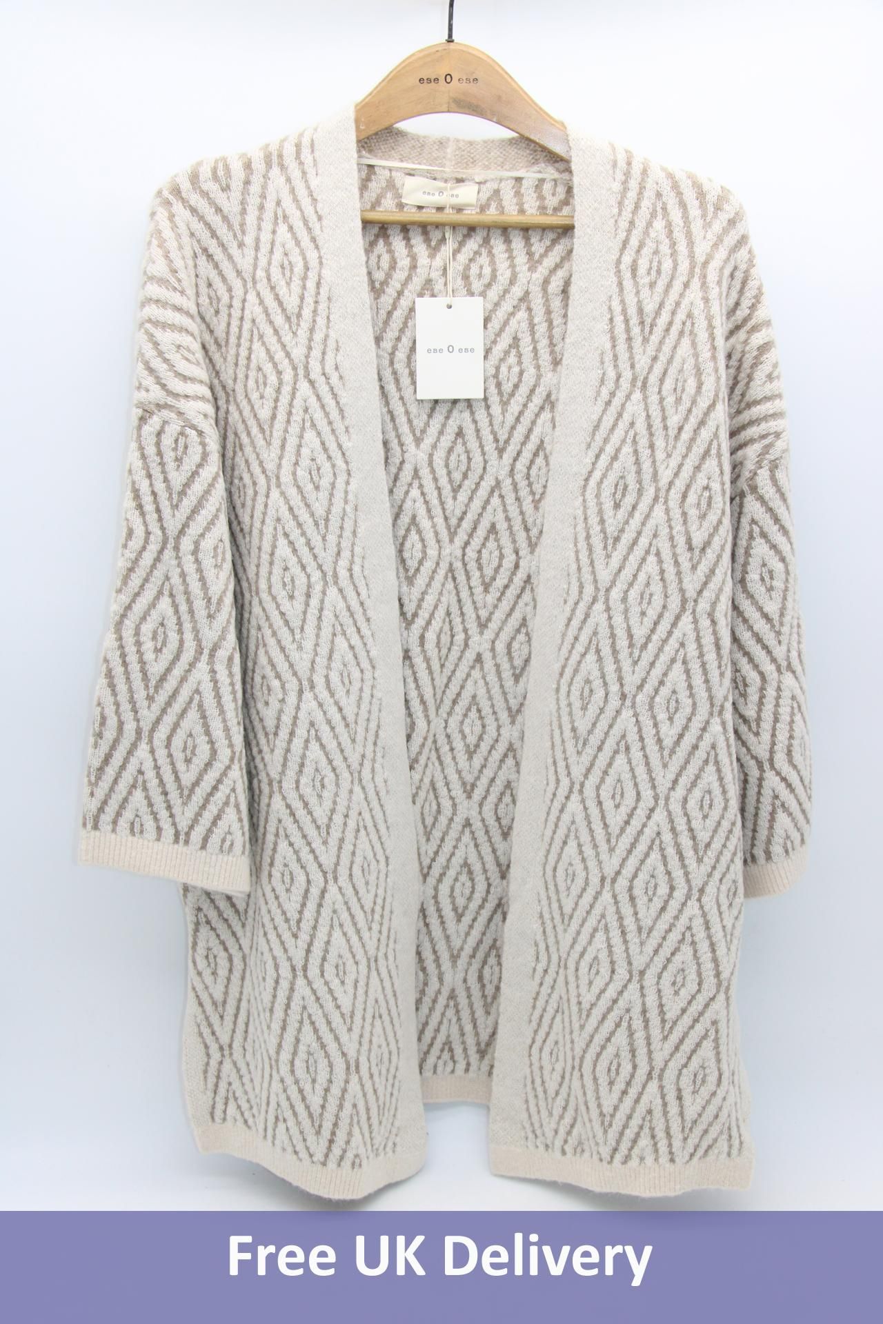 Ese O Ese Kimono Namibia Jacket, Beige, Size Small