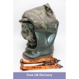 Ollyskins 2755 XT700 PVC Carp Angling Chest Wader, Camo, Size 5XL