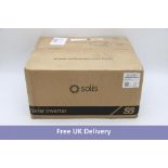 Solis Solar PV Inverter, Unchecked, Untested