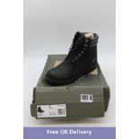 Timberland 6 Inch Basic Boots, Black, UK 8.5. Box damaged