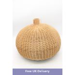 Ferm Living Rattan Braided Belly Lampshade, Natural