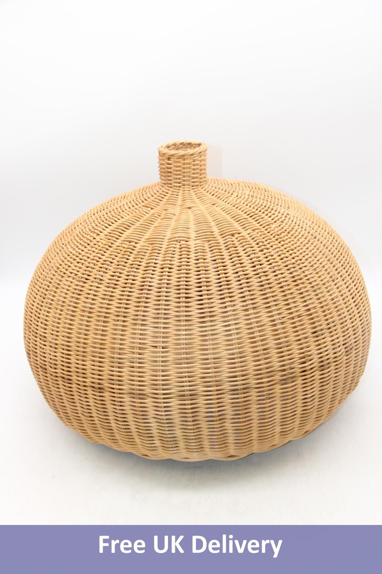 Ferm Living Rattan Braided Belly Lampshade, Natural