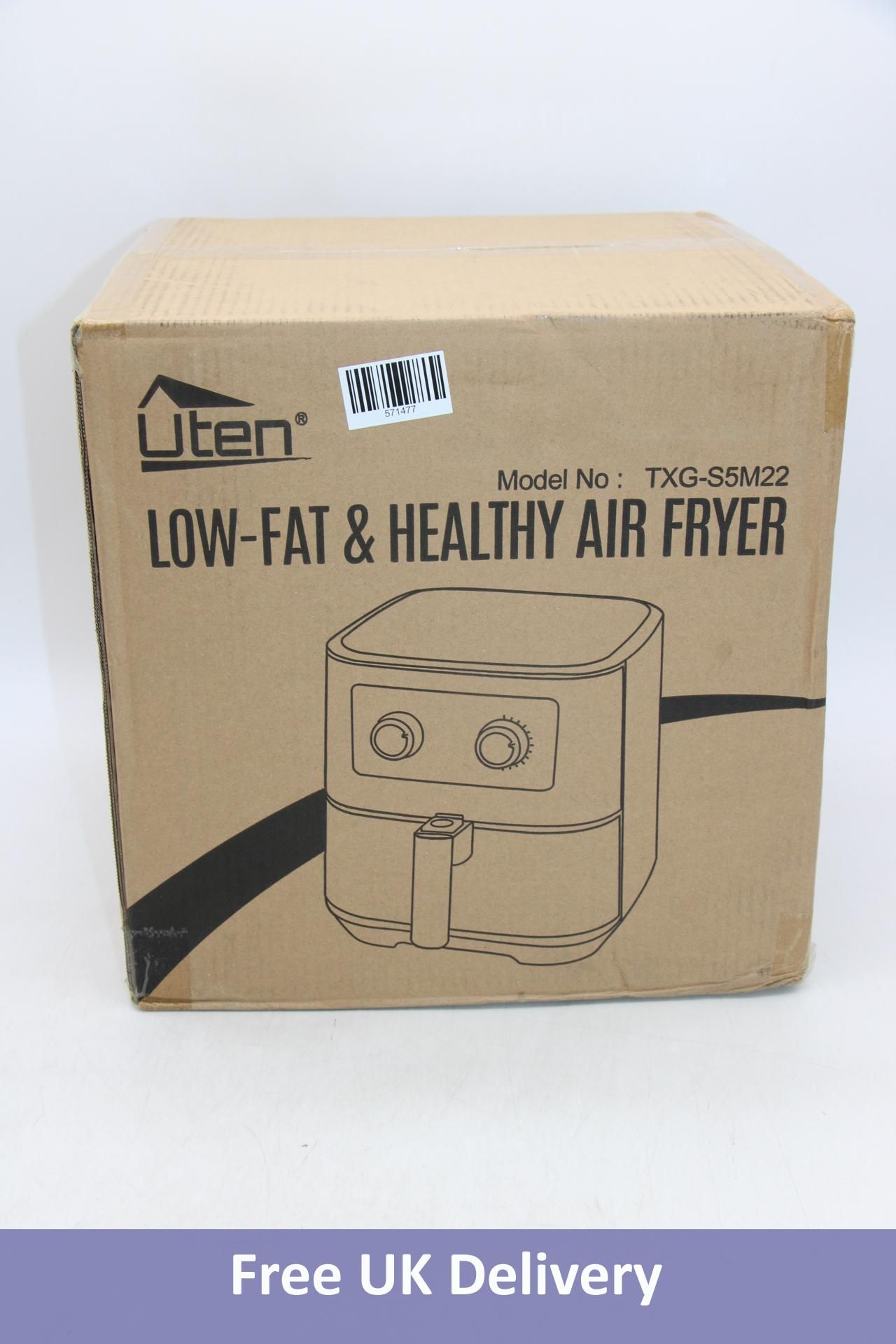 Uten TXG-S5M22 Low Fat Healthy Air Fryer, H 32.6cm x W 37.7cm x D 31.4cm