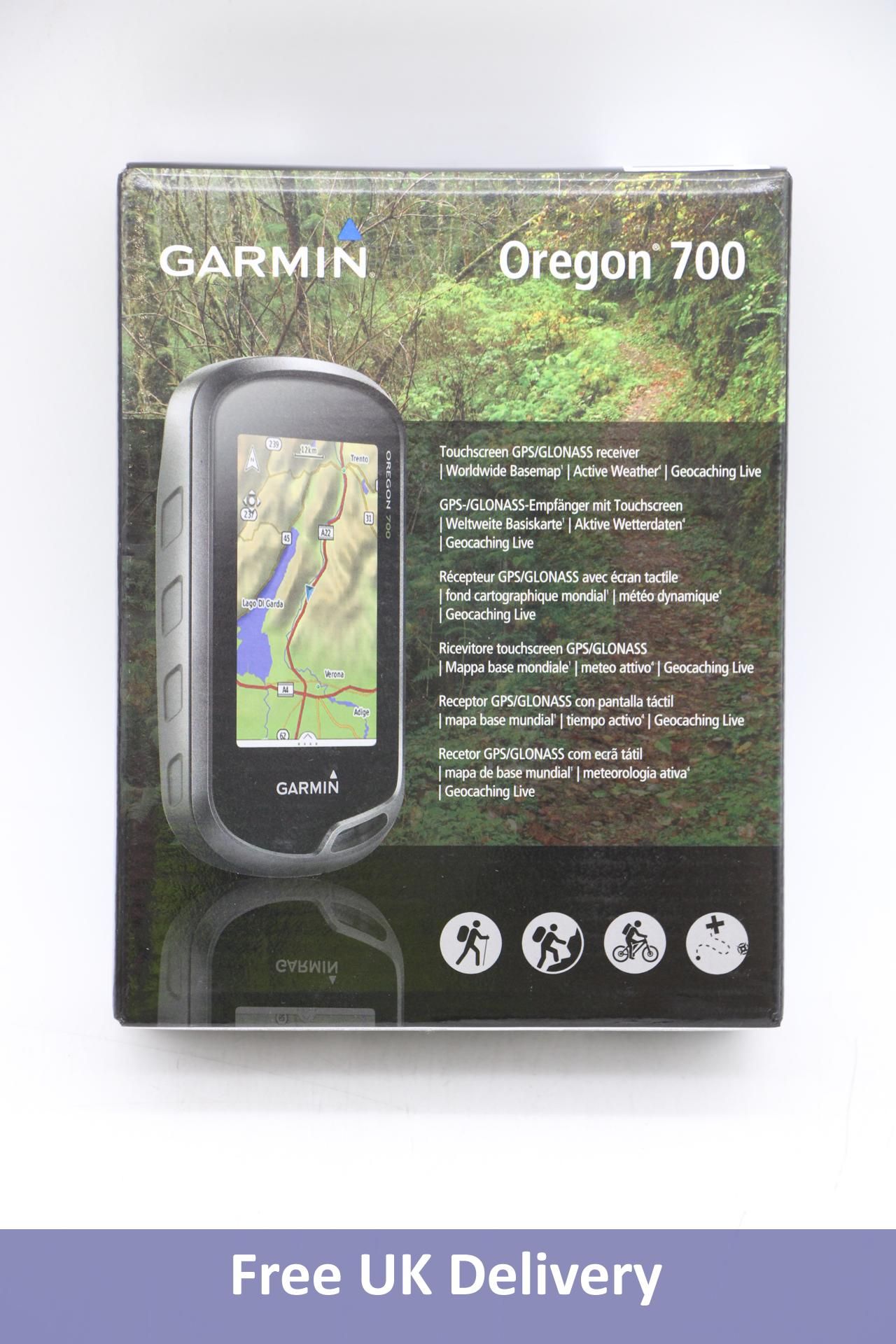 Garmin Oregon 700 Hiking/Cycling Touchscreen GPS Receiver, Black