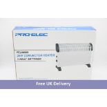 Five Pro Elec, PEL00939, 2KW, 3 Heat Settings Convector Heater, White