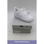 Nike Air Force 1 '07 Trainers, White, UK 9.5. Box damaged