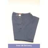 Modern Madison Pocket Detail Trousers, Navy Blue, Size 50