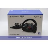 Logitech G29 Driving Force Gaming Steering Wheel with Pedals, Black