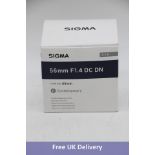 Sigma 56mm F1.4 DC DN Contemporary Camera Lense, Sony E Mount