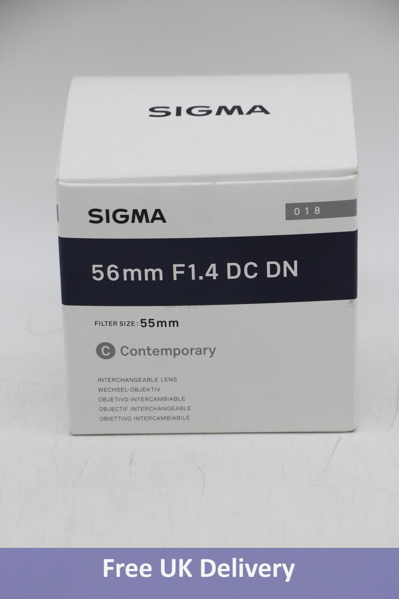 Sigma 56mm F1.4 DC DN Contemporary Camera Lense, Sony E Mount
