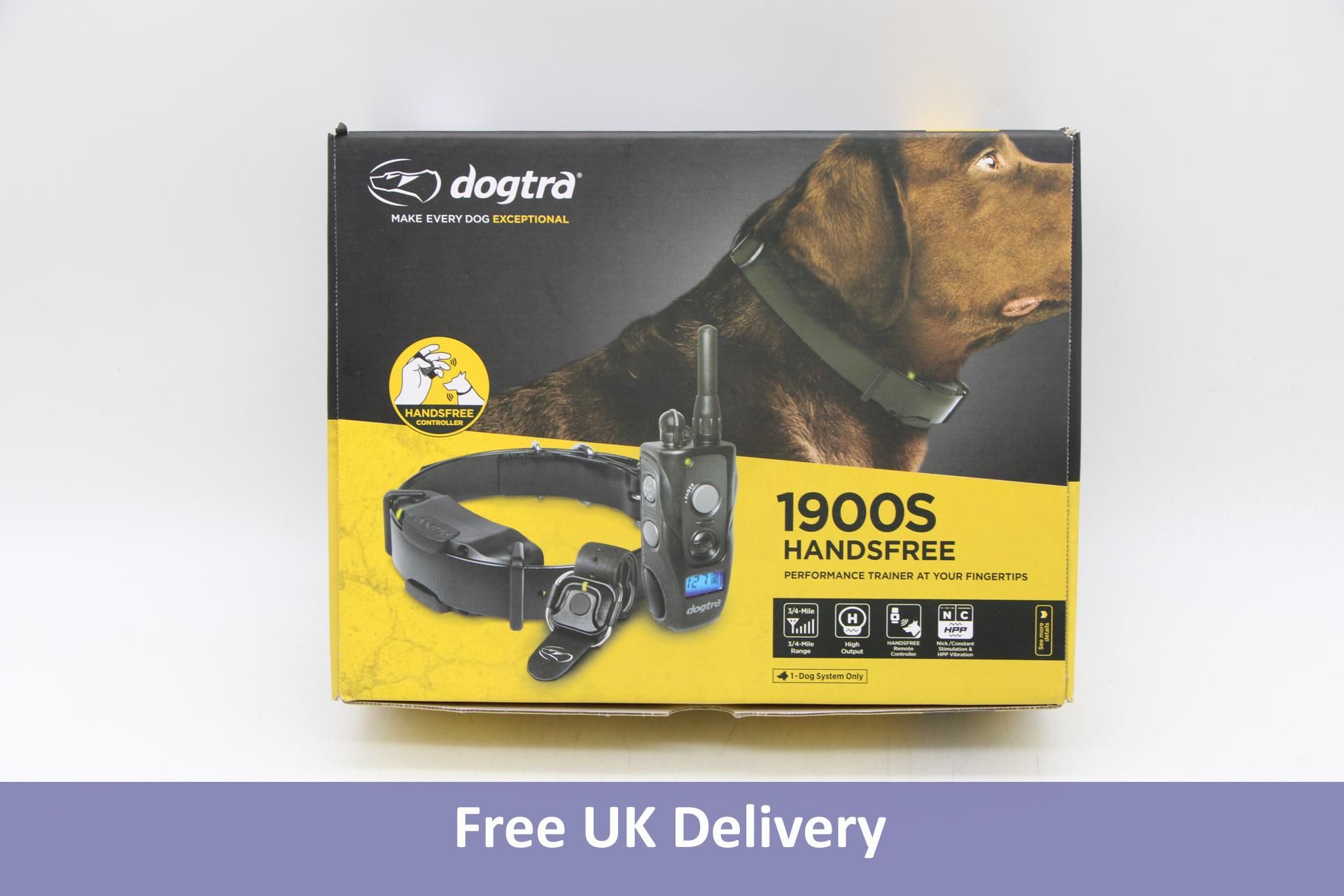 Dogtra 1900S Handsfree Perfomance Training Collar, 3/4 Mile Range