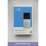 Ring Battery Doorbell Plus with Head to Toe View, 1536p HD
