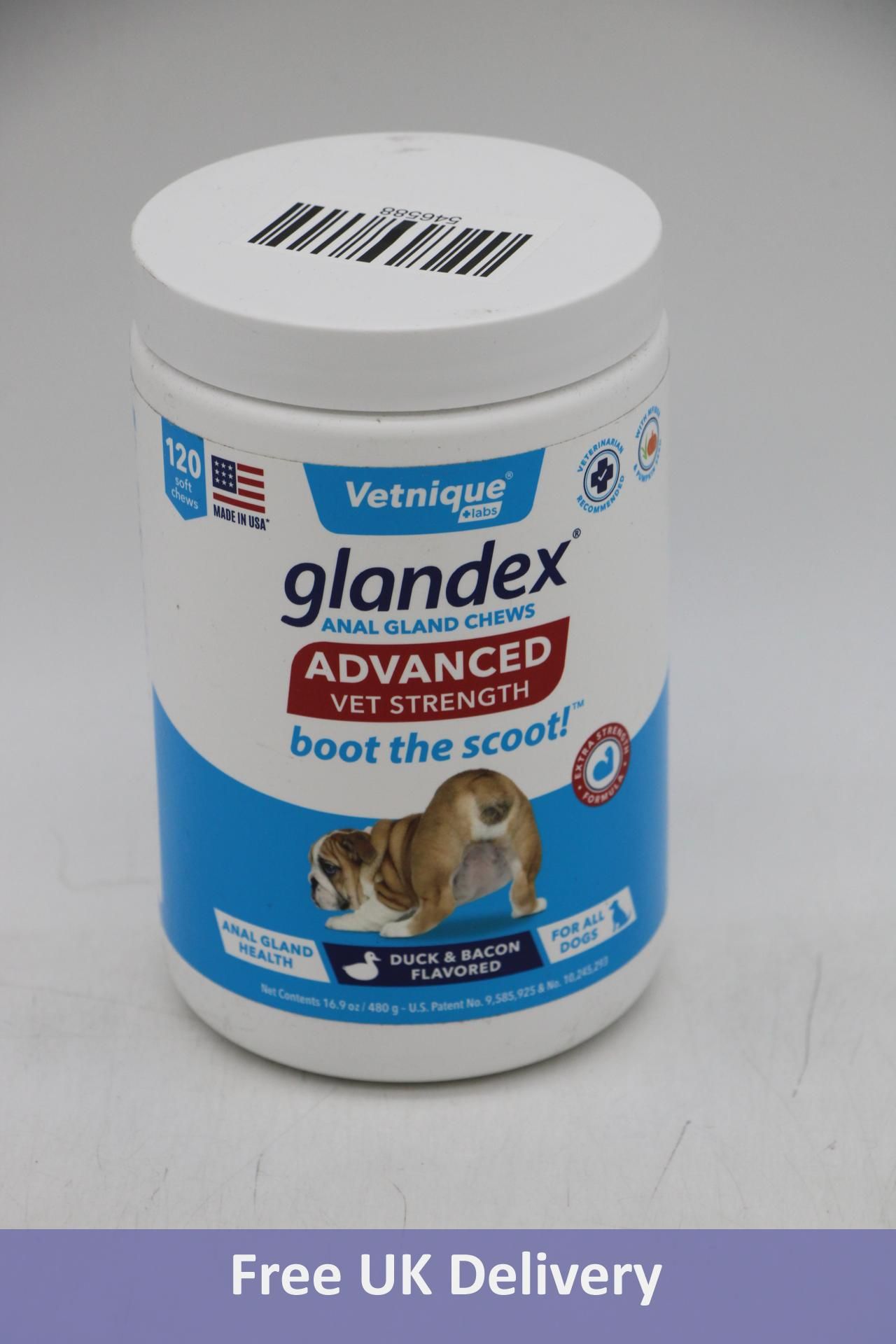 Glandex Advanced Vet Strength, 120 Chews, 480g, Exp.04/2025