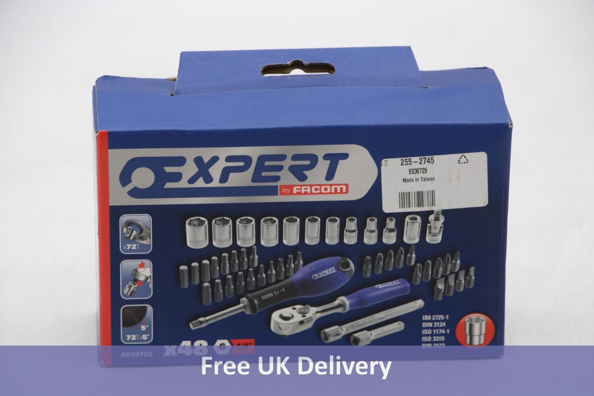 Expert Facom 48 Piece 1/4 Screwdriver & Wrench Set E030729