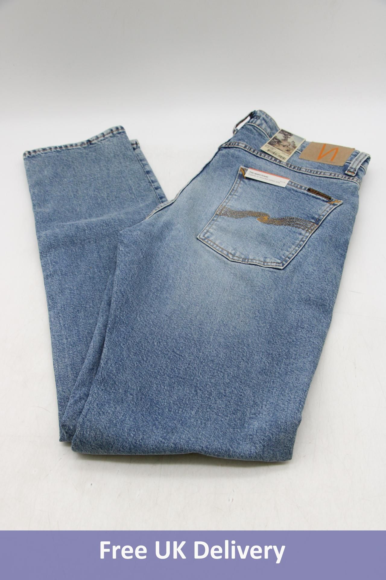 Nudie Jeans Lean Dean, Blue Hope, Size W34/ L36