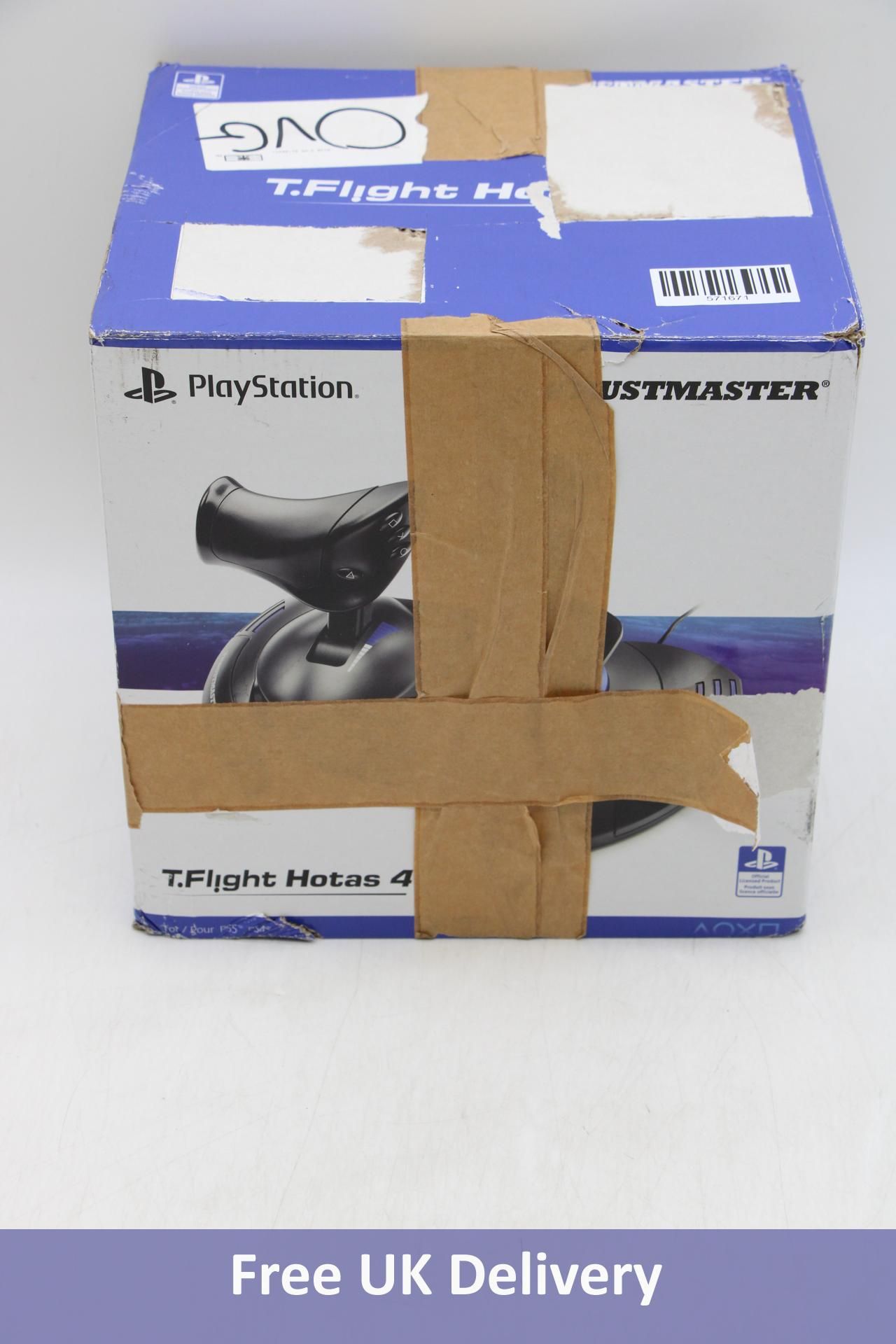 Thrustmaster T.Flight Hotas 4 Joystick, and Throttle for PS5 / PS4 / Windows. Box damaged, not check
