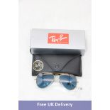 Ray-Ban RB3025 Aviator Classic Sunglasses, Legend Gold/Blue