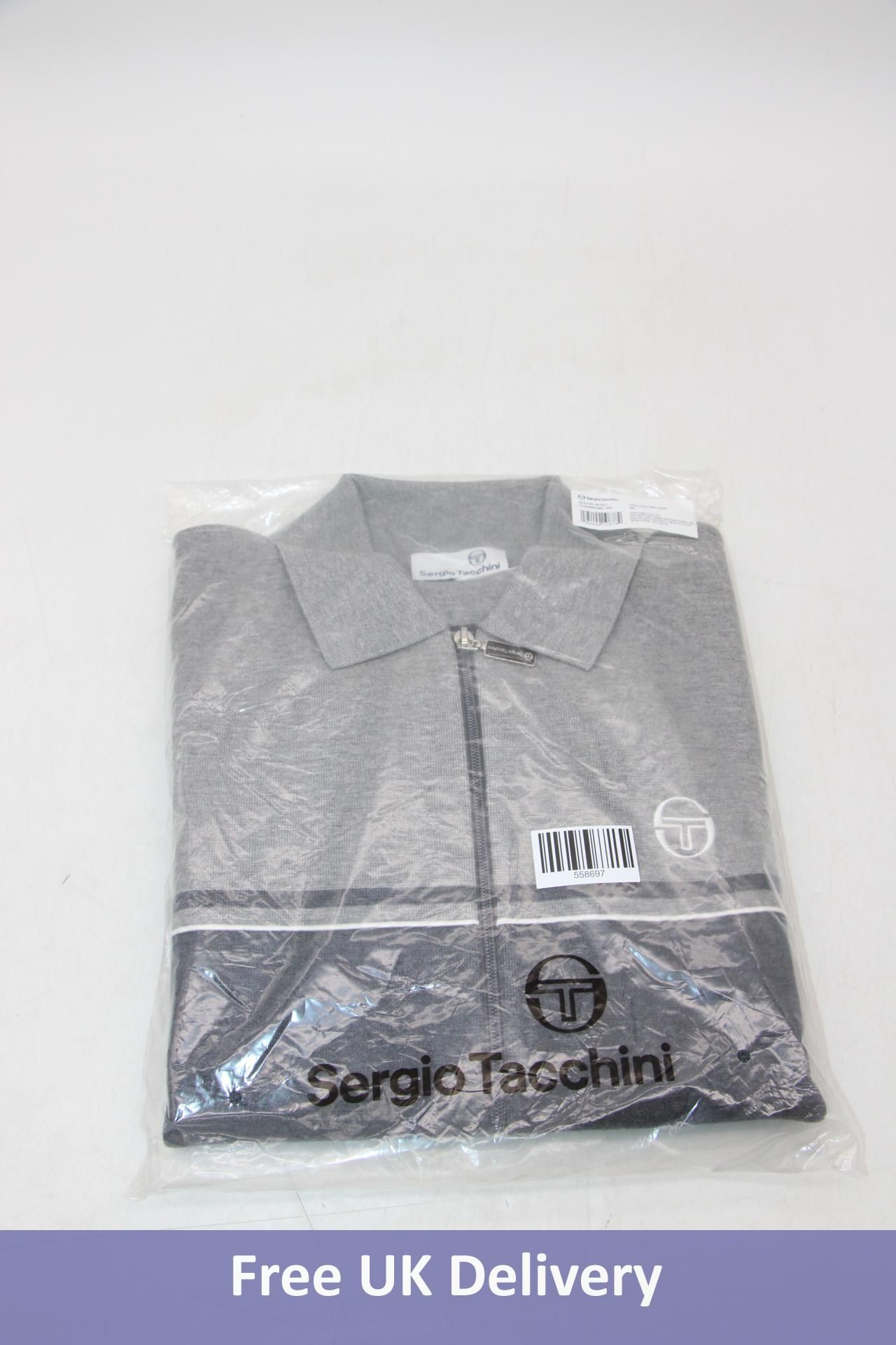 Sergio Tacchini Nostra Jacket, Dark Grey Melange, Size M