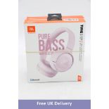 Two Pairs JBL Tune 510 BT Wireless Bluetooth Headphones, Pink