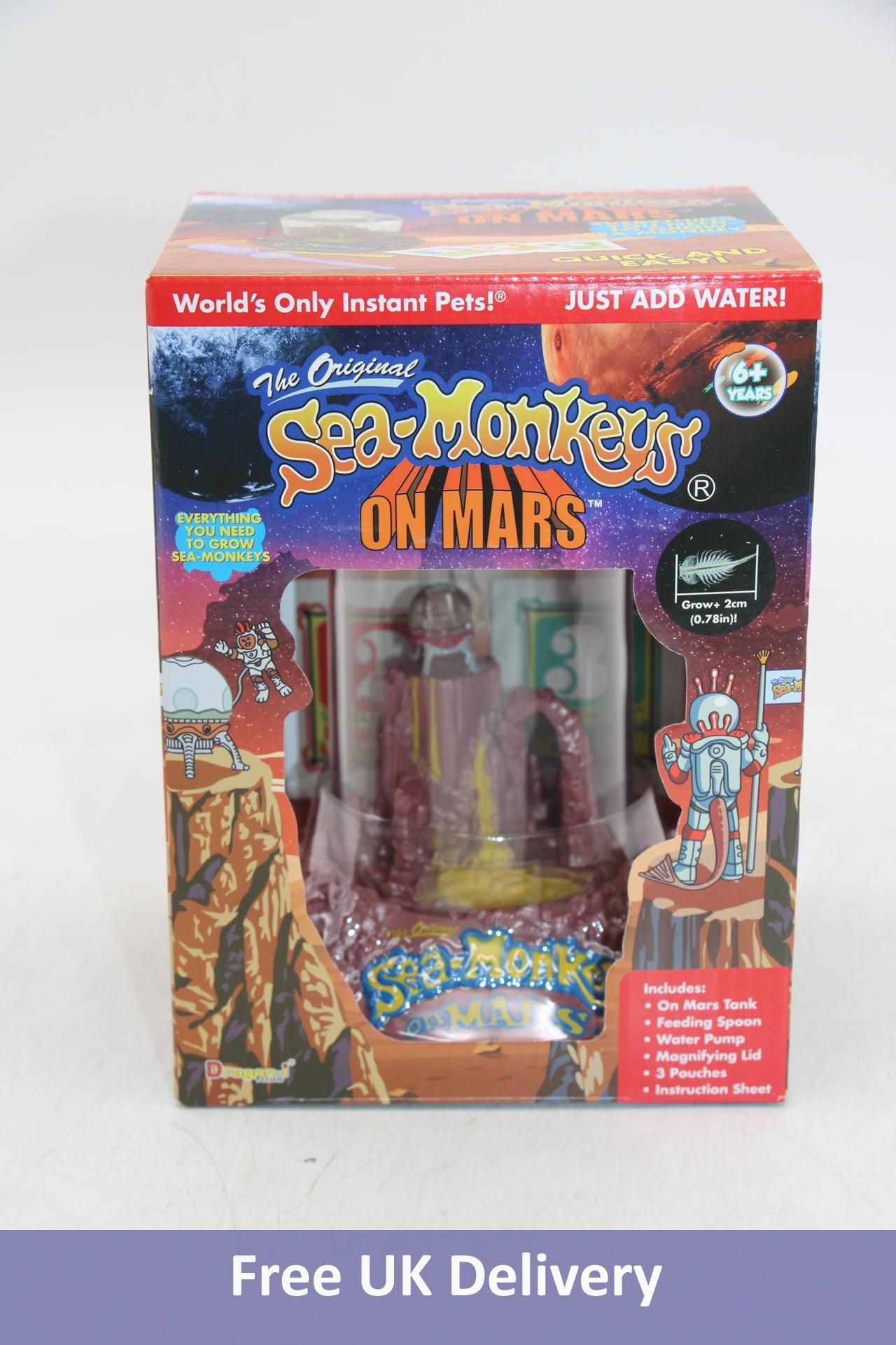 Three Sea Monkey 23229 Mars Toy, Pink/White