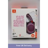 JBL Harman Safe Sound Noise Free JR460NC Wireless Headphones with Built In Mic, Pink