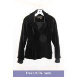 Donna Karan Mini Blazer, Black, Size S