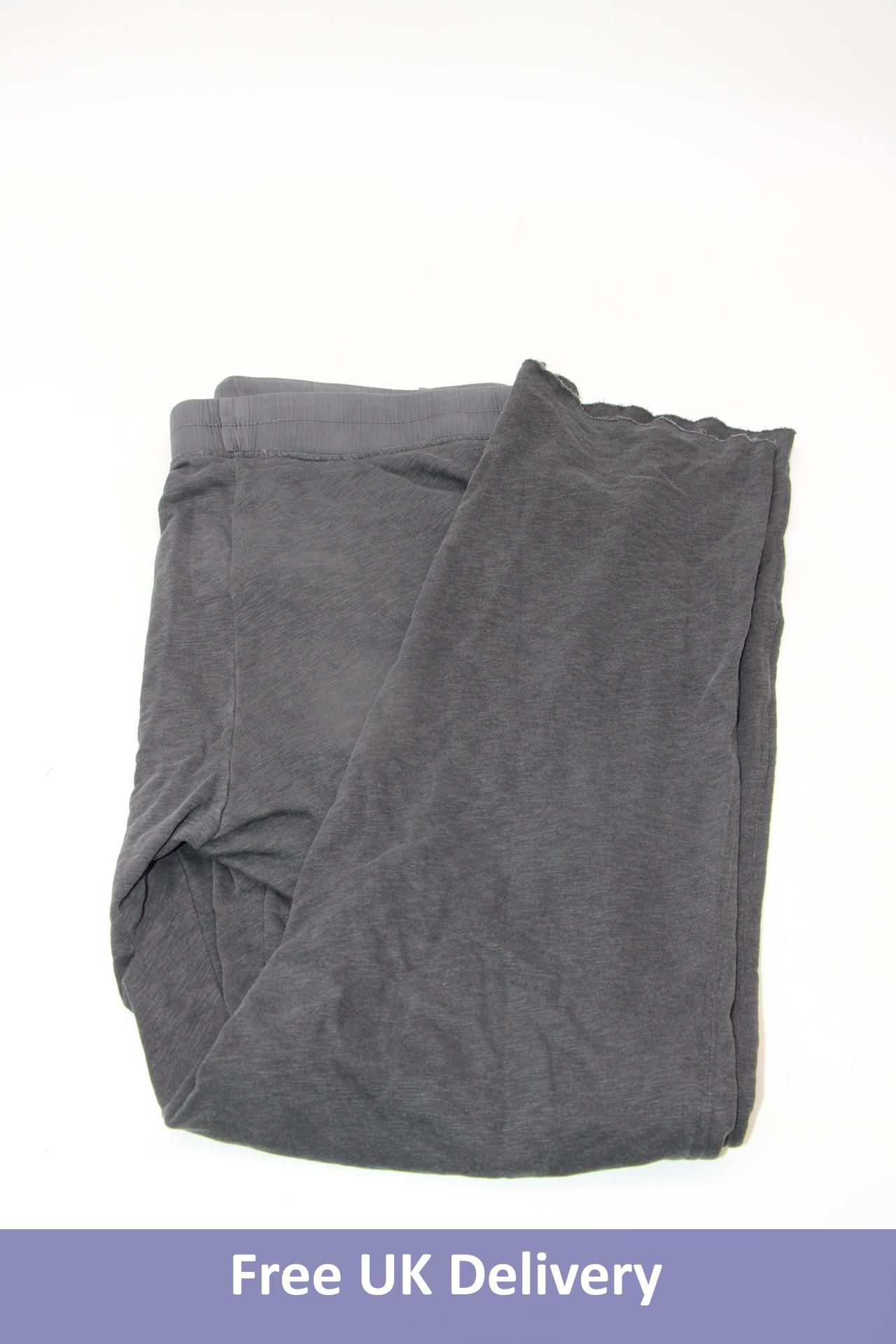 Standard James Perse Jogging Straight-Leg Trousers, Dark Grey, Size US 4