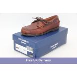 Docksides Sebago Endeavor Shoes, Oiled Waxy Brown, UK 8.5