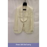 SuitSupply Off-White Washington Dinner Jacket, White, Size EU 24