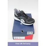 Reebok Boy's Road Supreme 4.0 Running Trainers, Black/White, UK 1. Box damaged