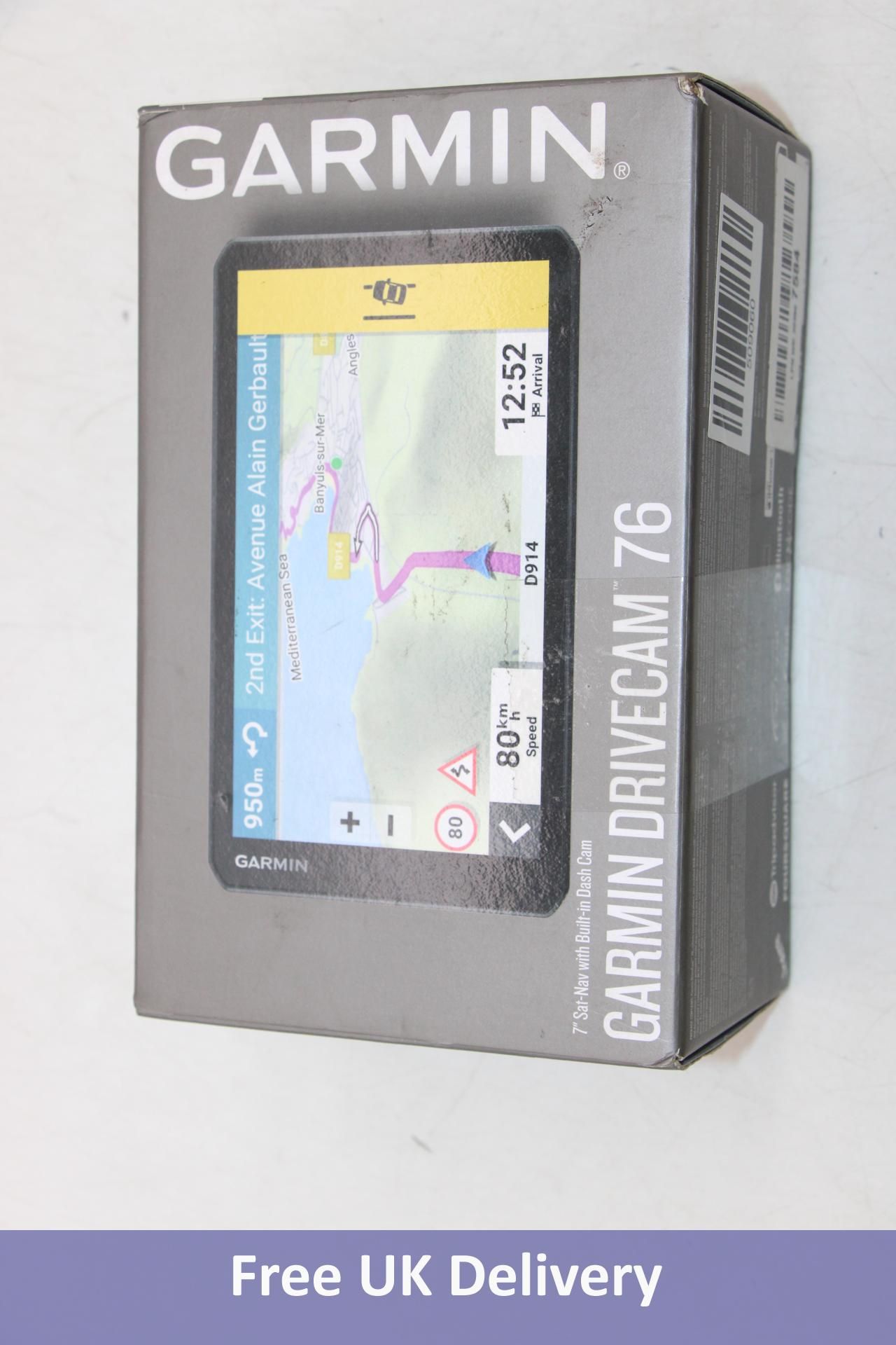 Garmin Drive Cam 76, 7" GPS Sat Nav with Built In Dash Cam