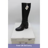 Geox Woman's D New Asheel C Boots, Black, UK 6