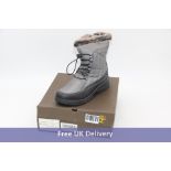 Ausland Woman's Drawstring Midcalf Snow Boots, Grey, UK 6