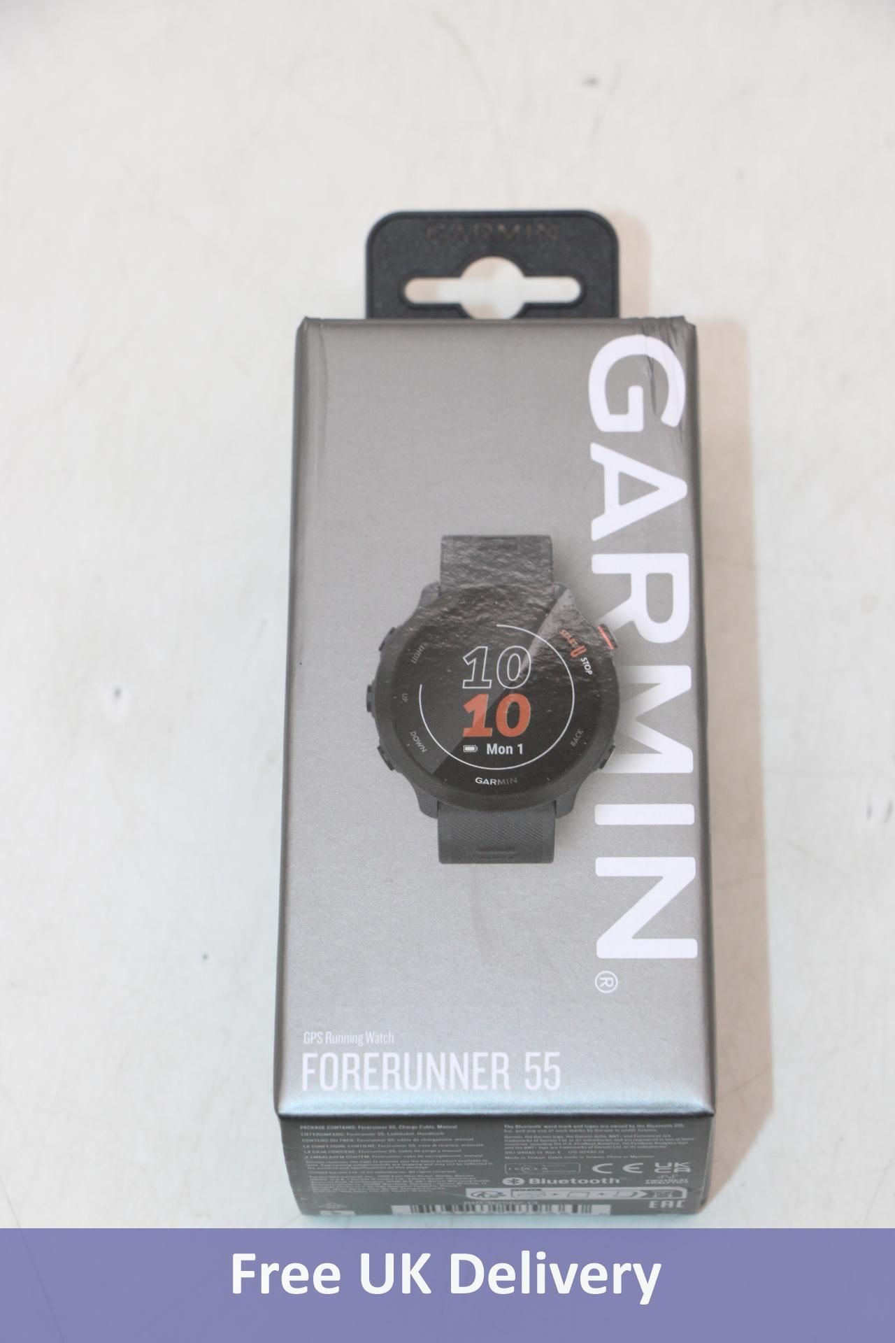 Garmin Forerunner 55 GPS Running Smart Watch, Black