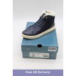 Geox J Theleven Girl's Amphibiox Hi Top Trainers, Dark Navy/White, UK 6. Box damaged