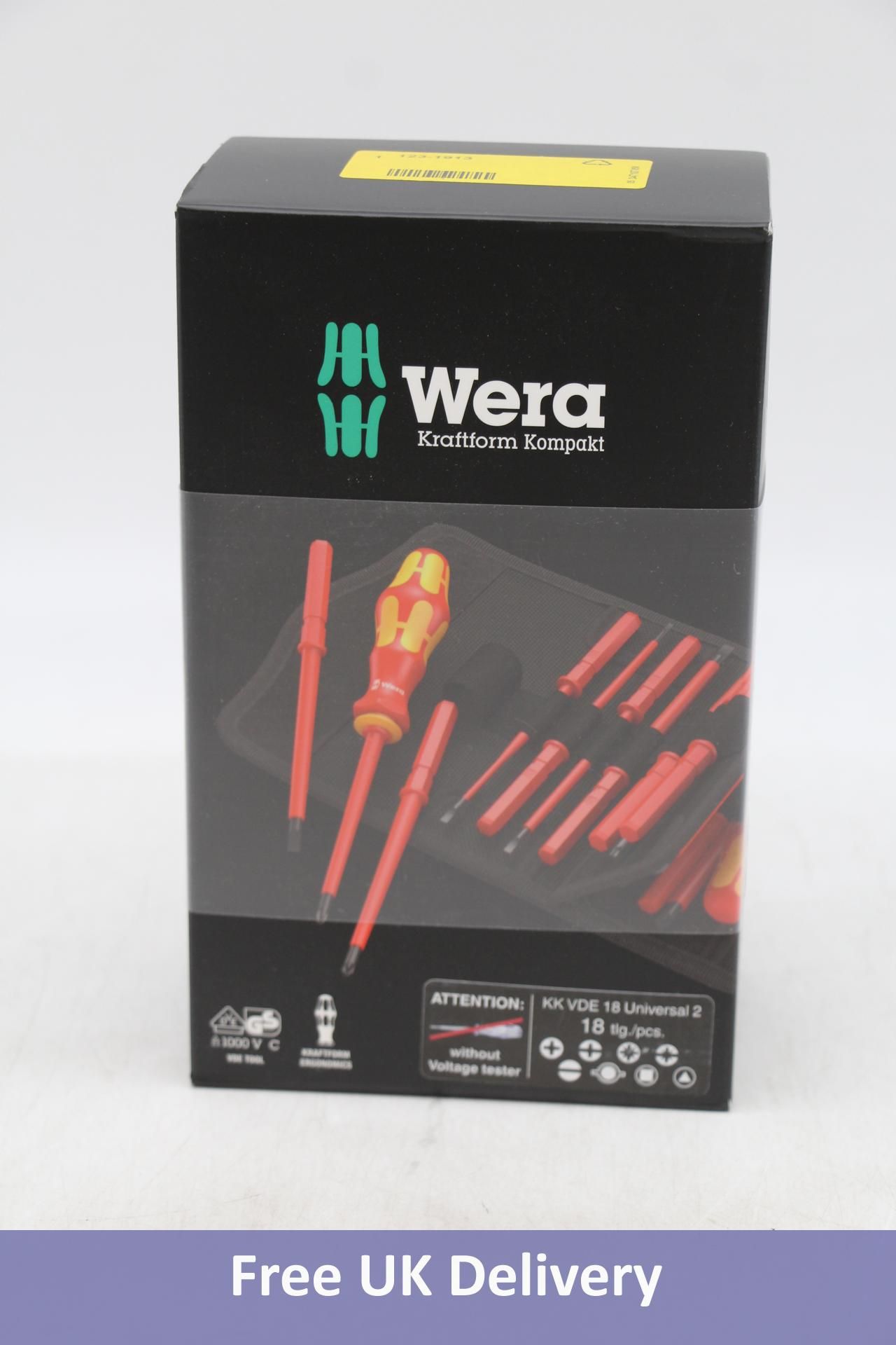 Wera Interchageable Screwdriver Set, 17pc