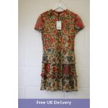 Desigual Short Polyester Dress, Multi Colour, UK 14