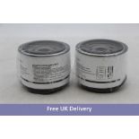 Two Atlas Copco Genuine Fuel Pre Filter Part No, 1638 4231 00