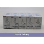 Five Packs Of Ten H7 PX26D Halogen 12 Volt Bulbs