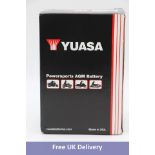 Yuasa YTX20HL-BS High Performance Motorcycle Battery, Black. Used