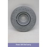 One Zimmermann Internally Vented, Perforated Brake Disc, 5 Stud, 304x28mm, 8/5, 5x108